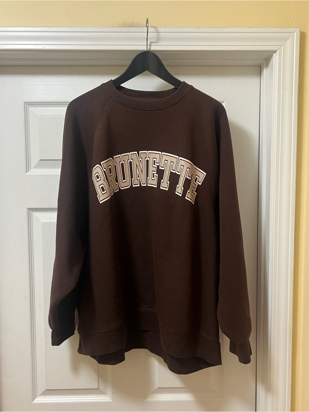 Brunette The Label Chocolate Arch Logo Sweatshirt